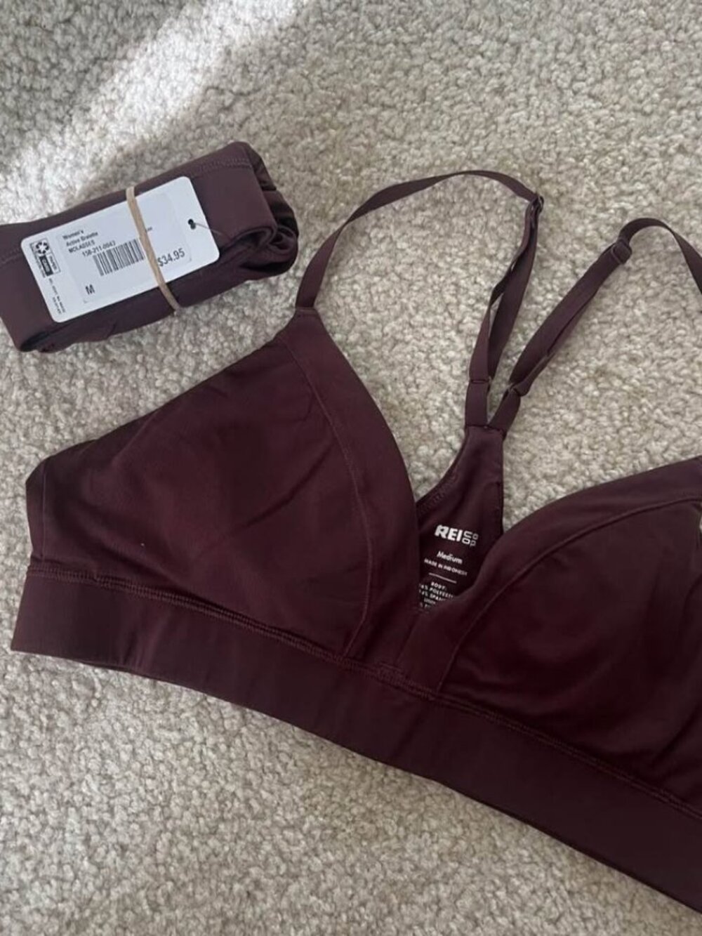 REI Racerback Sports Bra (M)